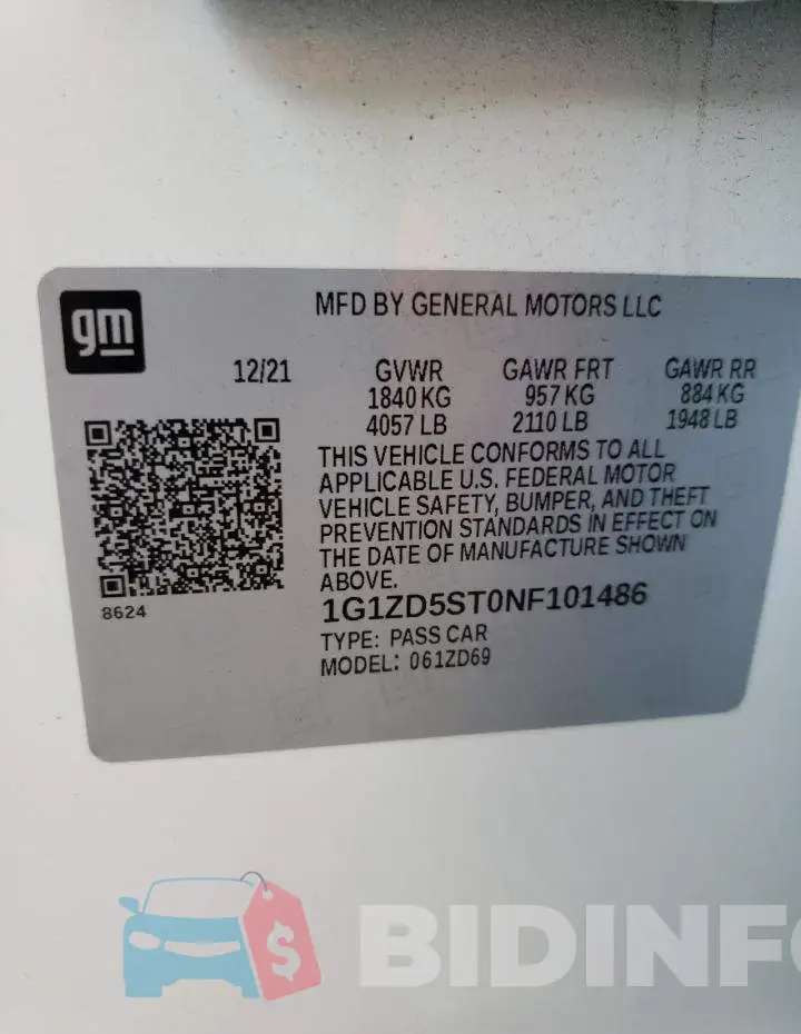 1G1ZD5ST0NF101486 Photo# 12
