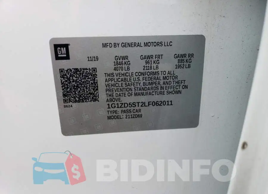 1G1ZD5ST2LF062011 Photo# 12