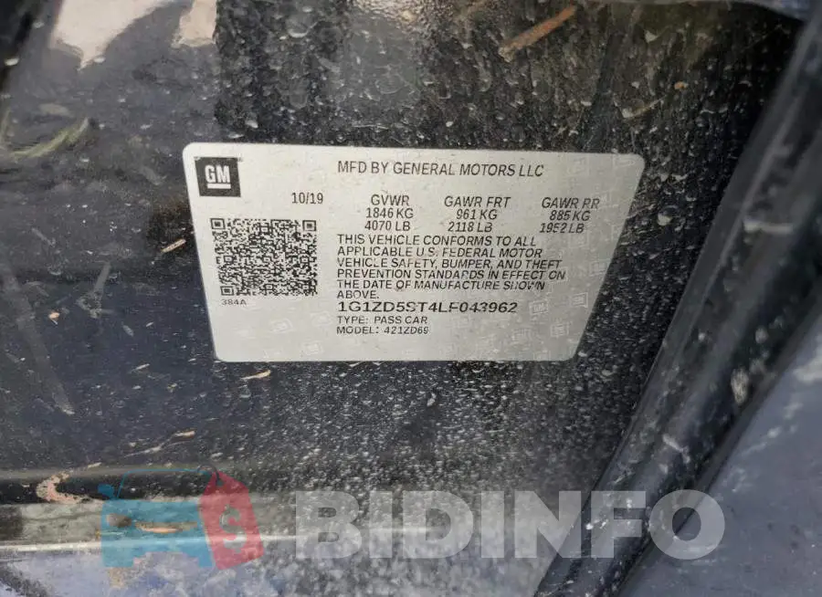 1G1ZD5ST4LF043962 Photo# 12