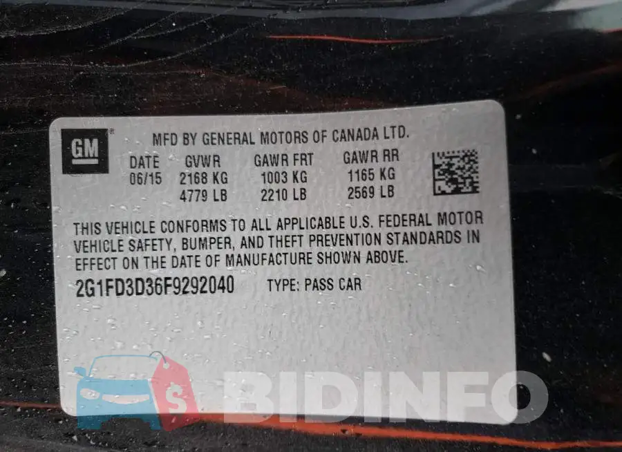 2G1FD3D36F9292040 Photo# 12