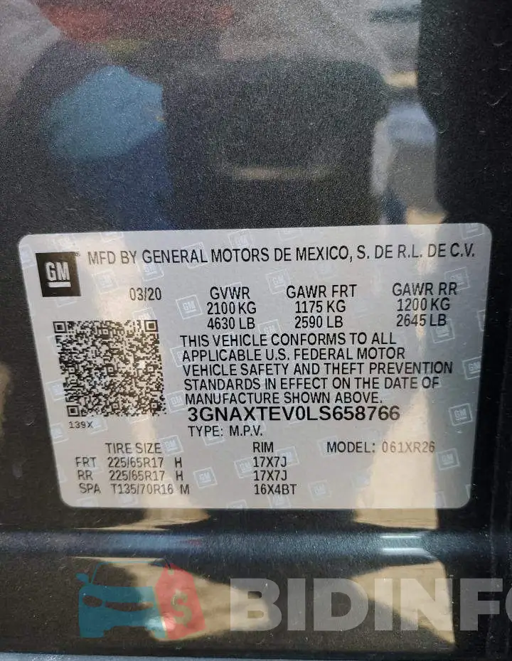 3GNAXTEV0LS658766 Photo# 13