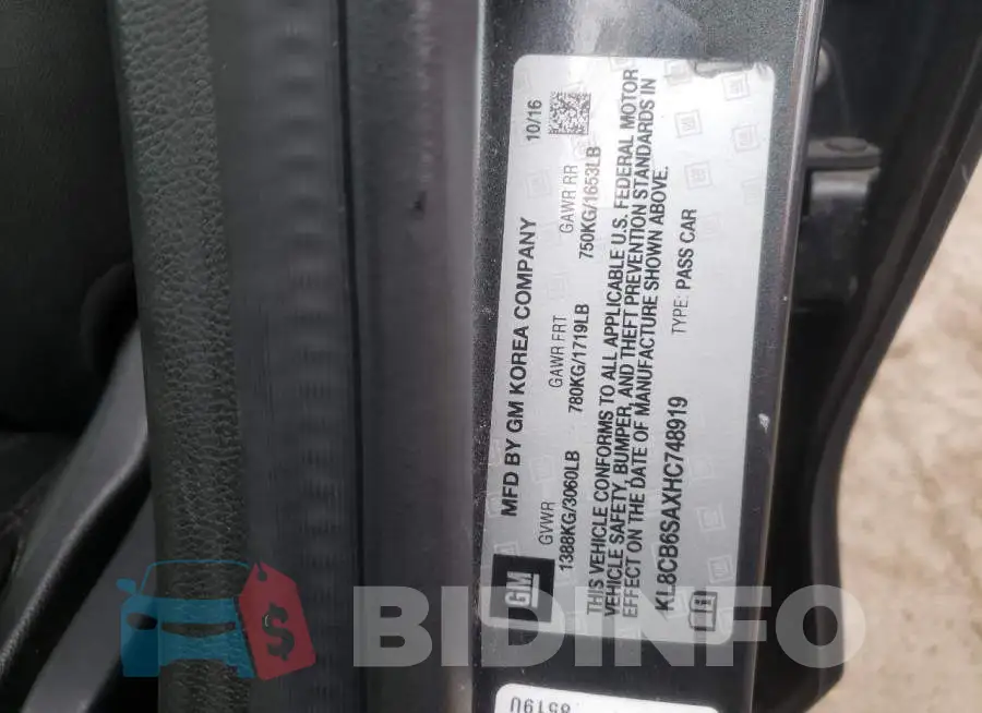 KL8CB6SAXHC748919 Photo# 12