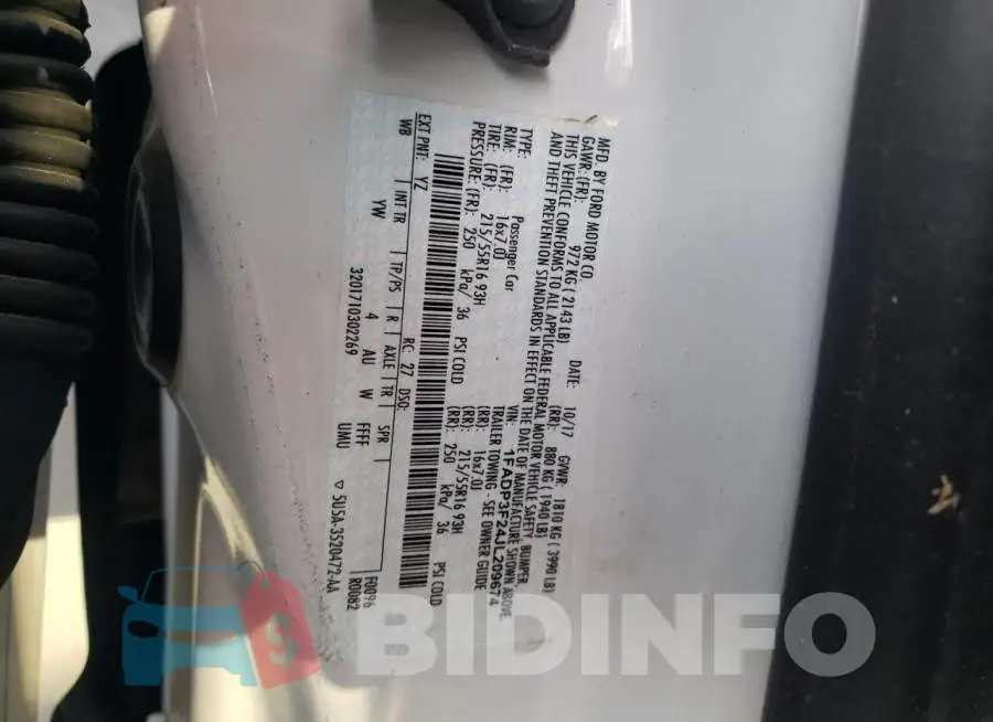 1FADP3F24JL209674 Photo# 12
