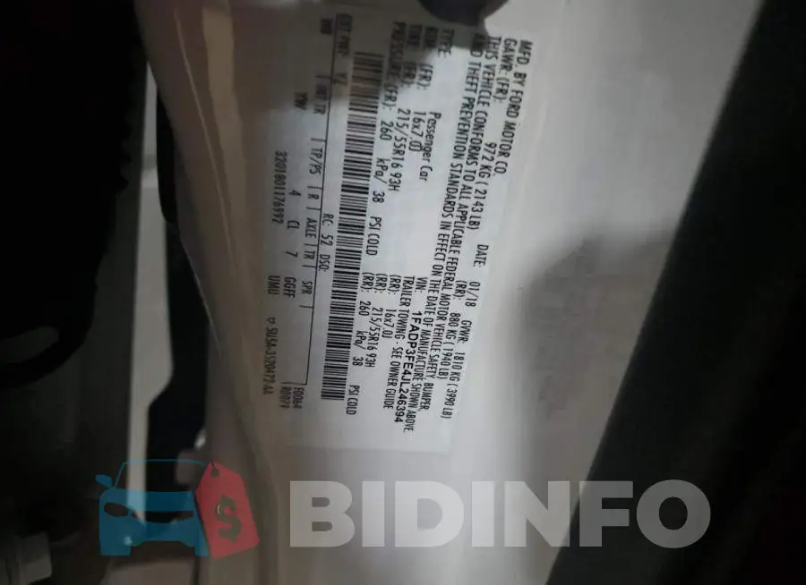 1FADP3FE4JL246394 Photo# 12