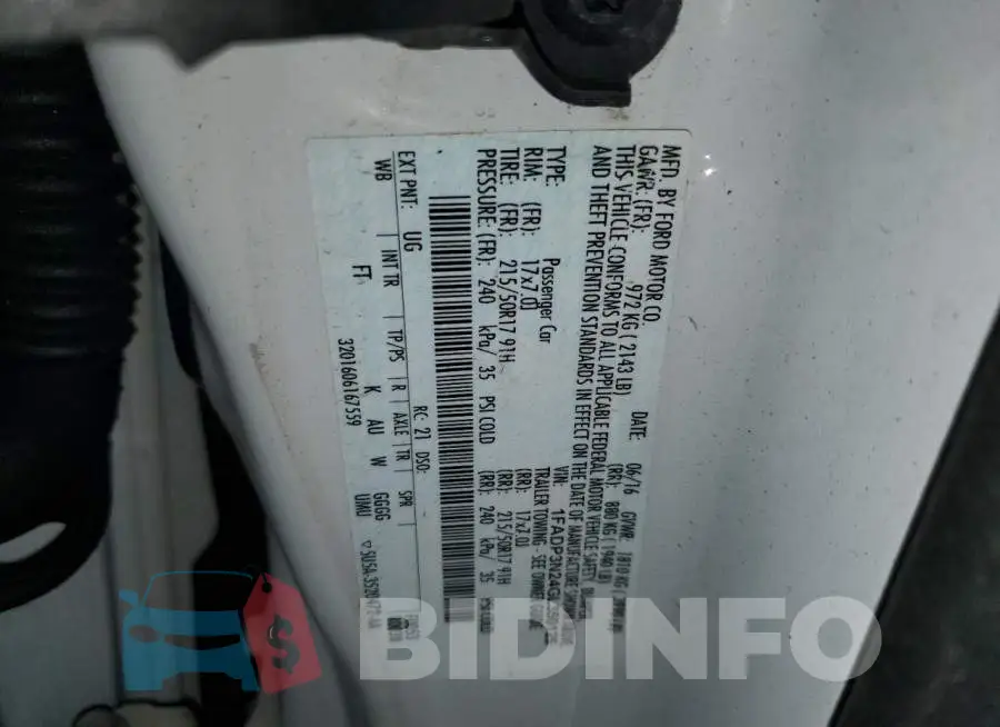 1FADP3N24GL350125 Photo# 12
