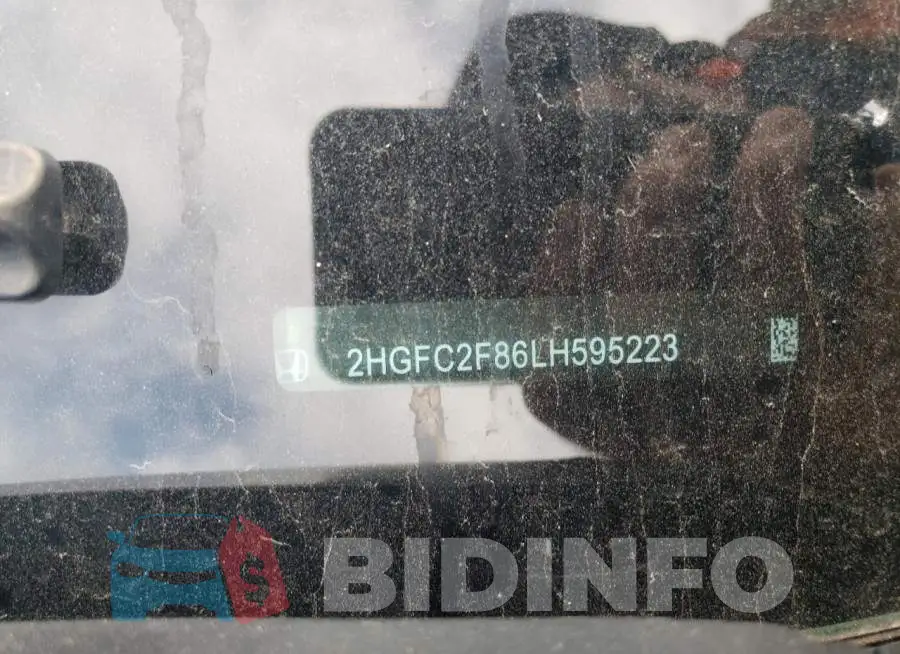 2HGFC2F86LH595223 Photo# 12