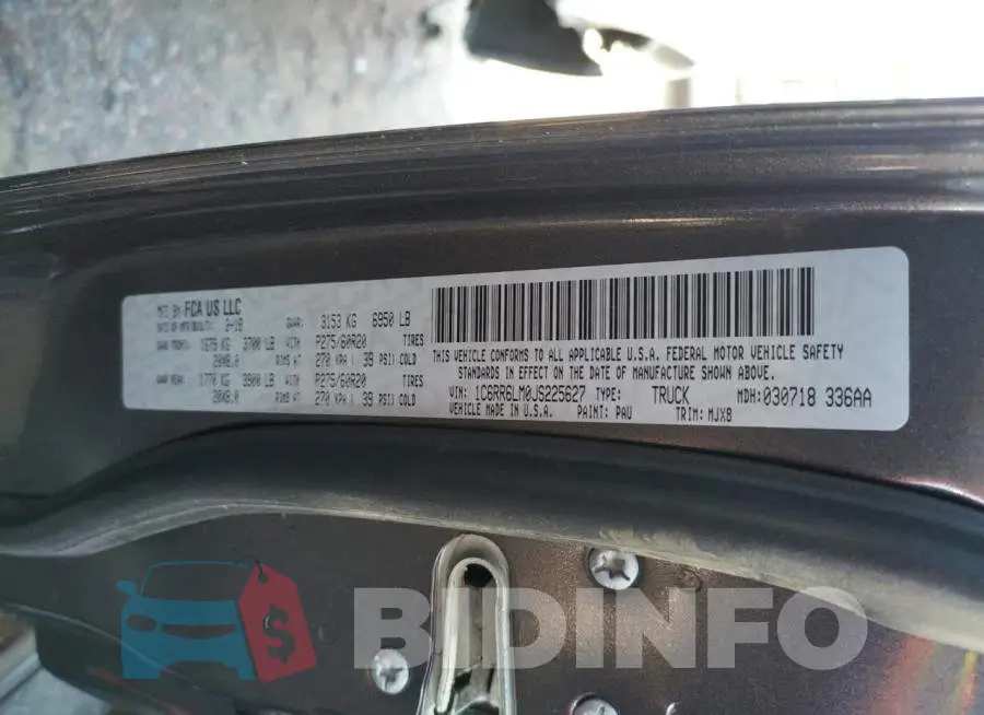 1C6RR6LM0JS225627 Photo# 12