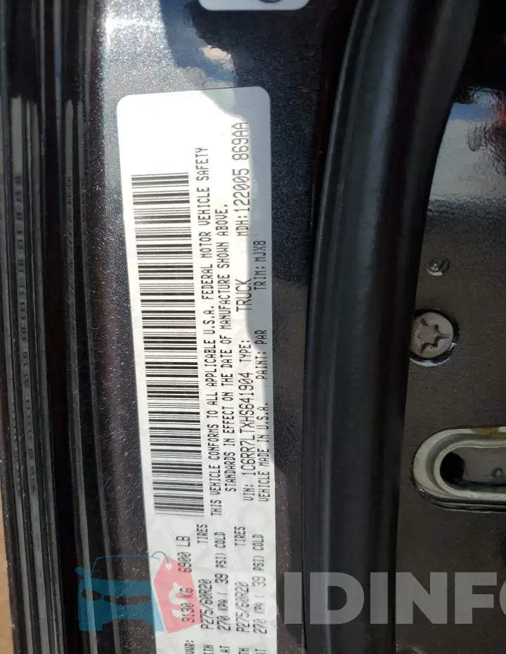 1C6RR7LTXHS641904 Photo# 12
