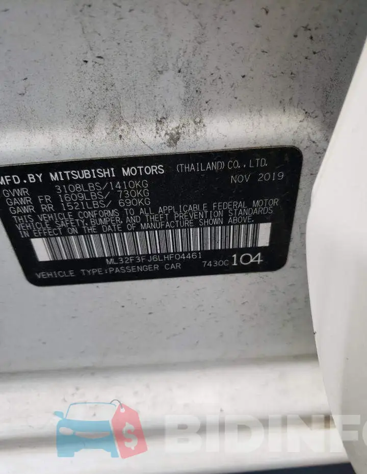 ML32F3FJ6LHF04461 Photo# 12