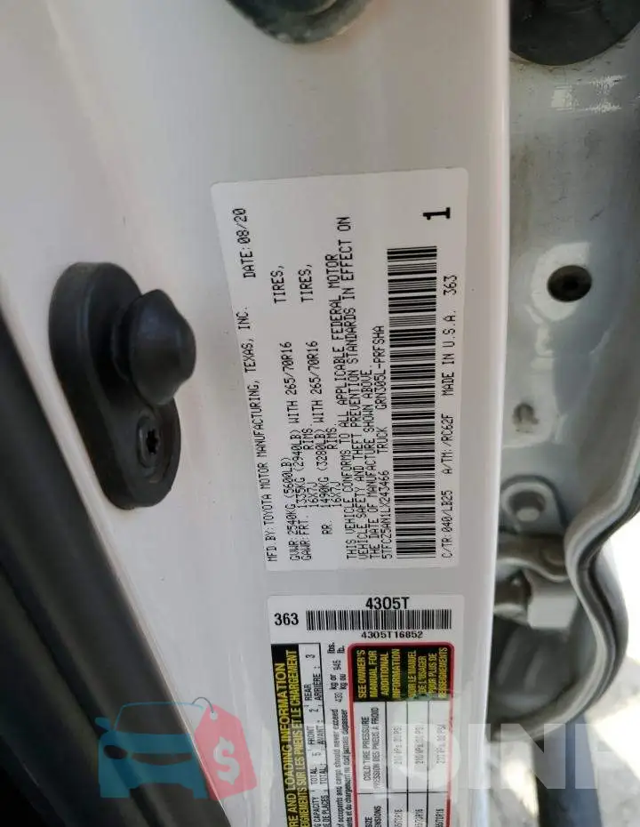 5TFCZ5AN1LX243466 Photo# 12