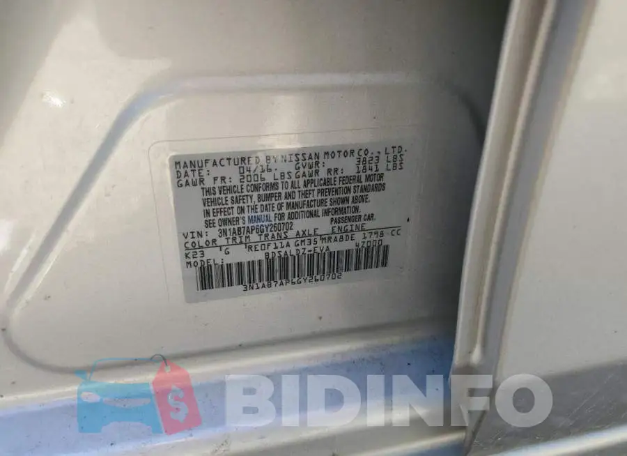 3N1AB7AP6GY260702 Photo# 12