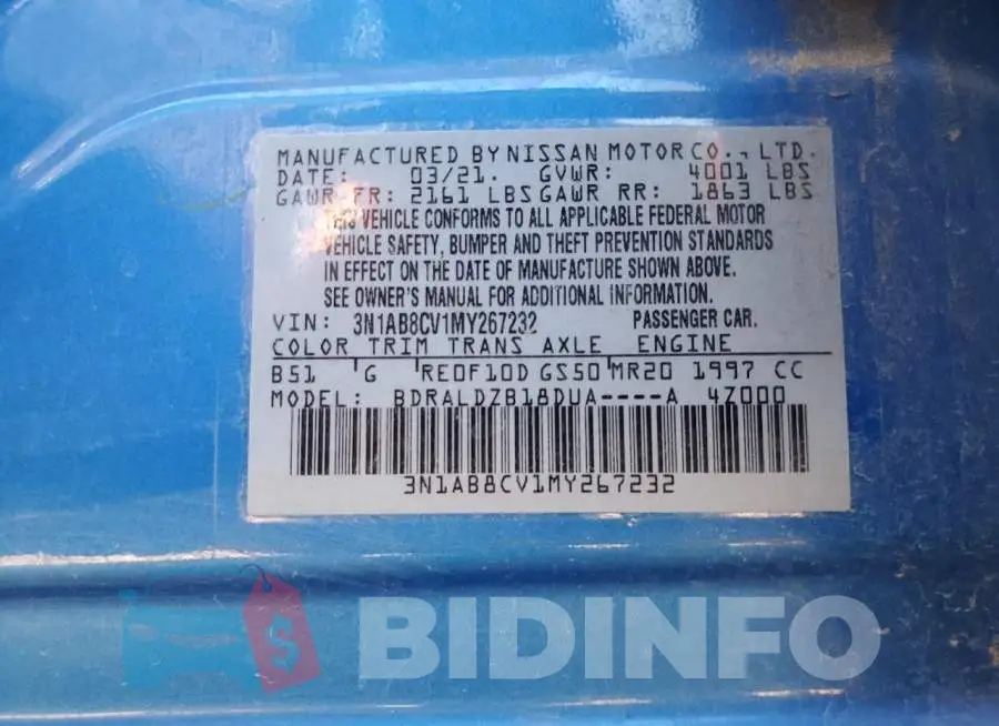 3N1AB8CV1MY267232 Photo# 12