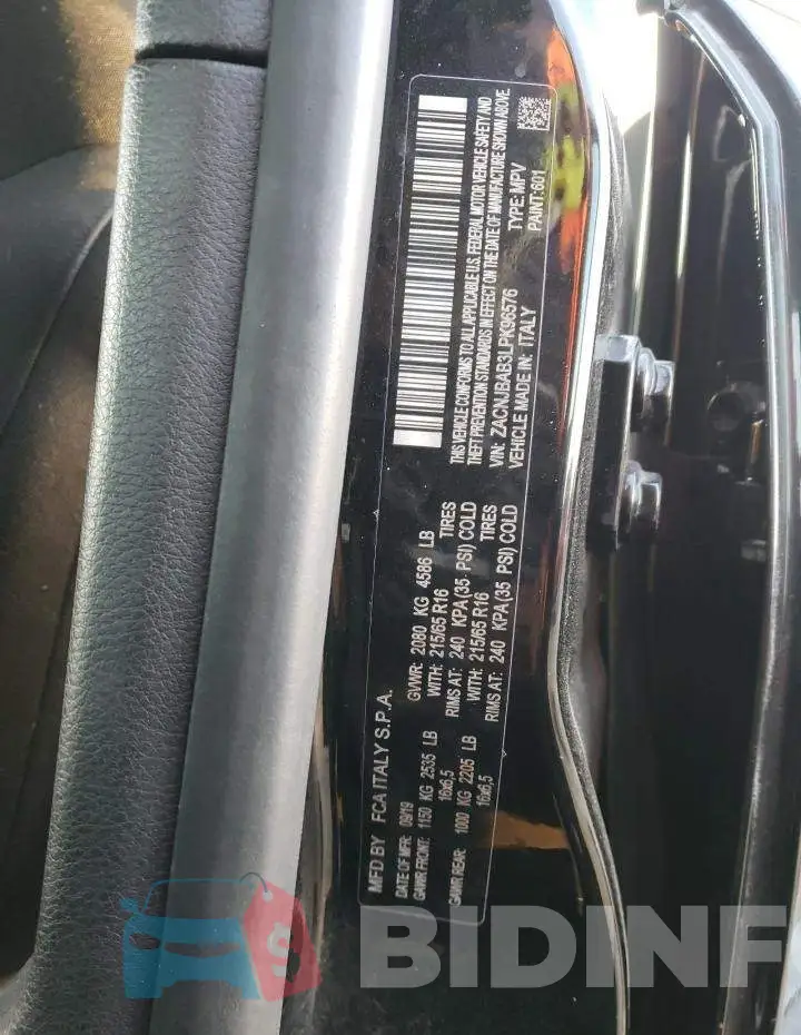 ZACNJBAB3LPK96576 Photo# 12