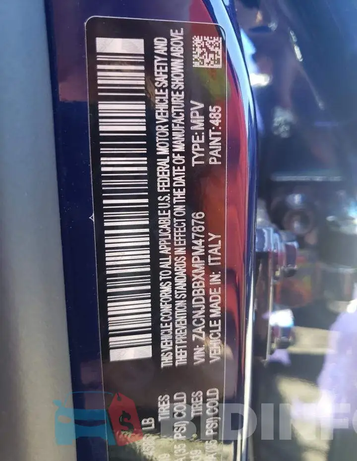 ZACNJDBBXMPM47876 Photo# 14