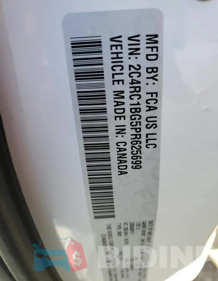 2C4RC1BG5PR625699 Photo# 12