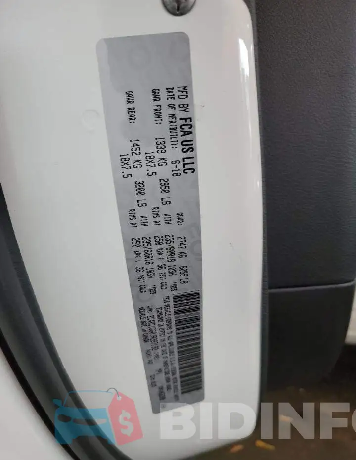 2C4RC1GG0JR287192 Photo# 12
