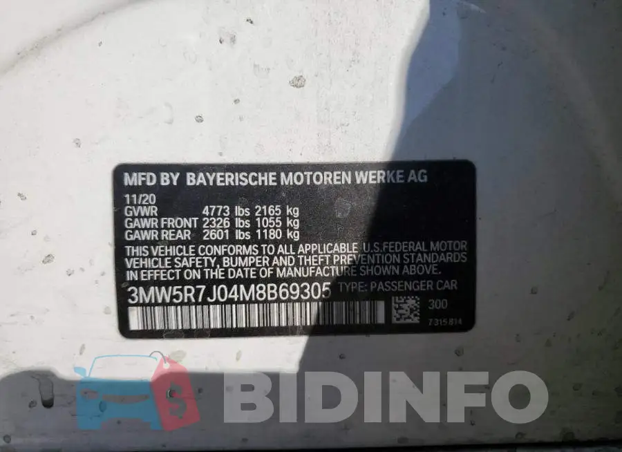 3MW5R7J04M8B69305 Photo# 12