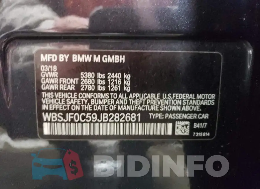 WBSJF0C59JB282681 Photo# 12