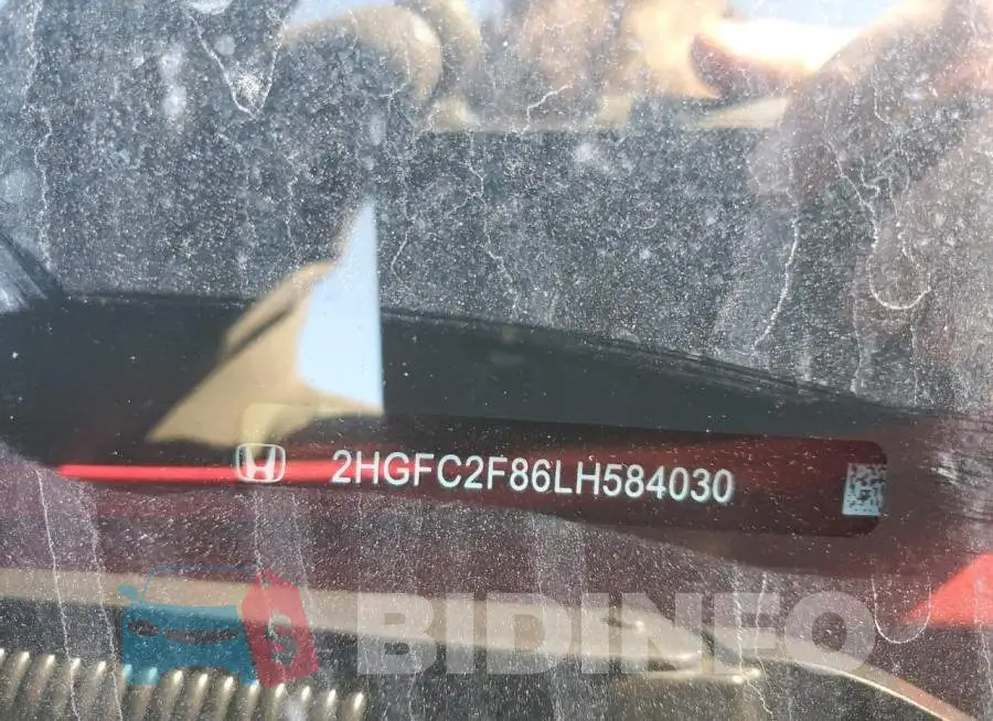 2HGFC2F86LH584030 Photo# 13