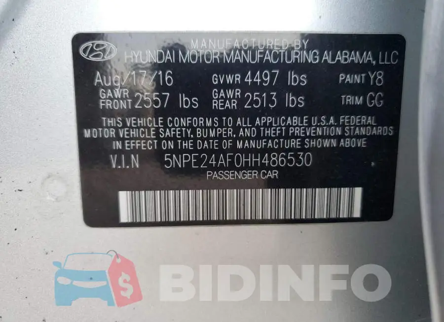 5NPE24AF0HH486530 Photo# 12