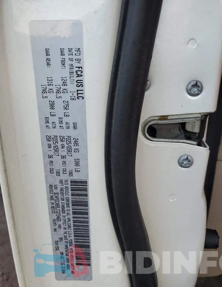 3C4PDCAB9JT273463 Photo# 13