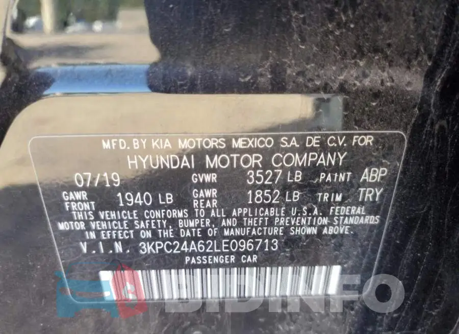 3KPC24A62LE096713 Photo# 12