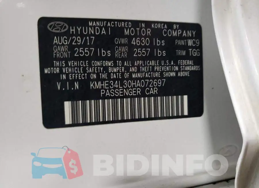 KMHE34L30HA072697 Photo# 12