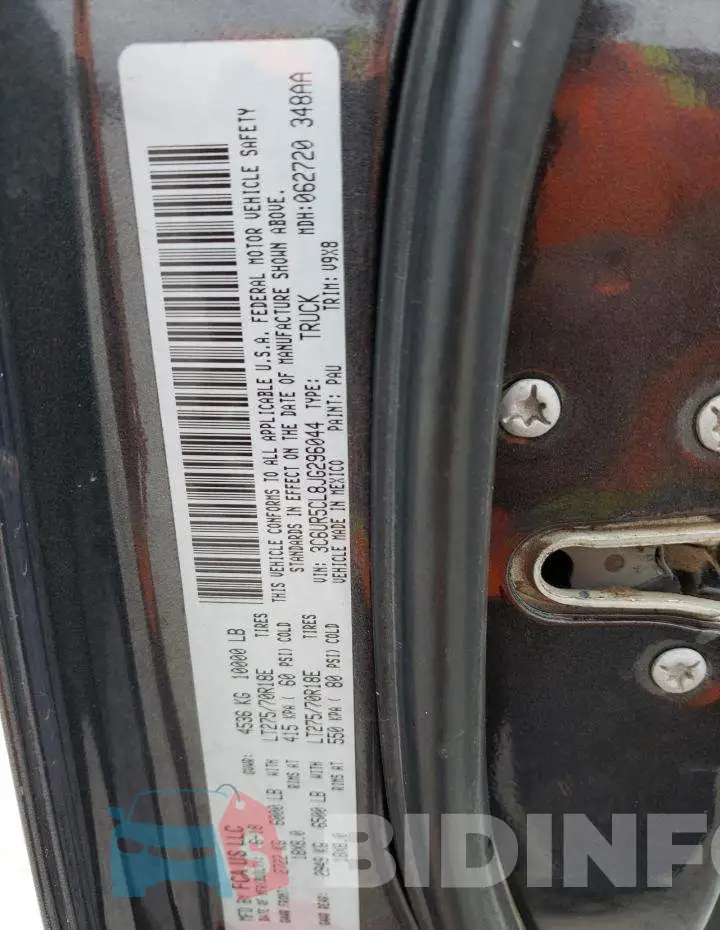 3C6UR5CL8JG296044 Photo# 12