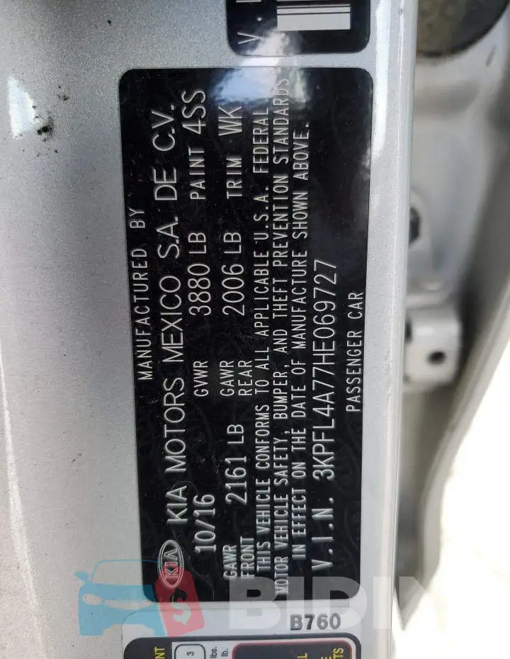 3KPFL4A77HE069727 Photo# 12