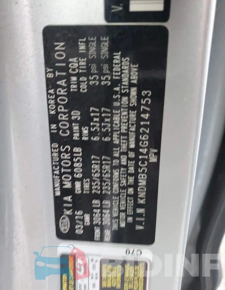 KNDMB5C14G6214753 Photo# 12