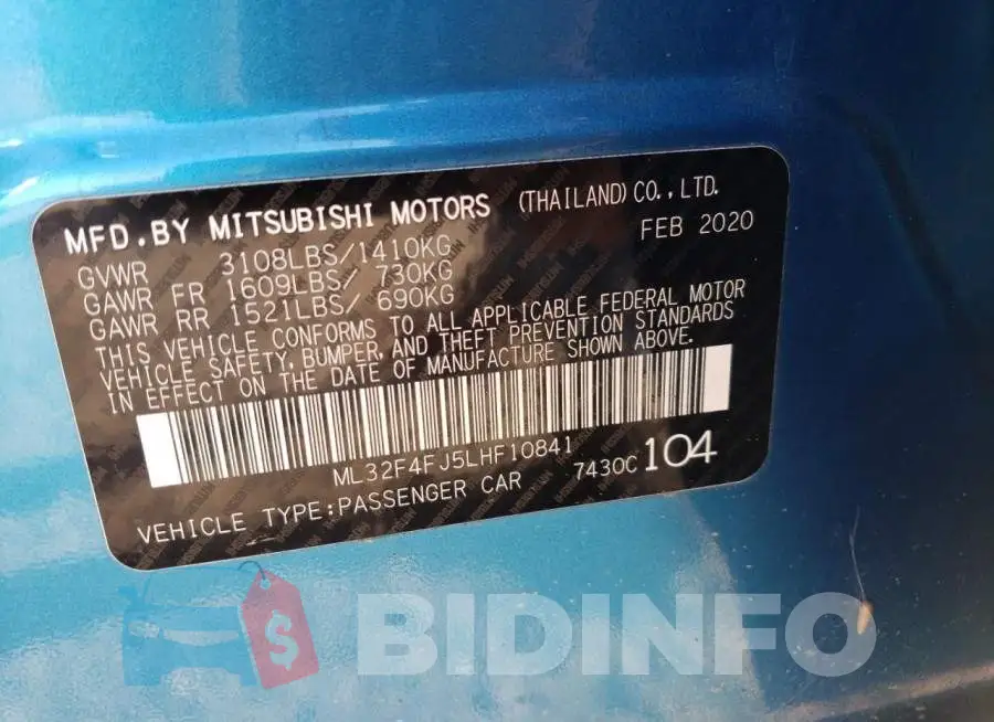 ML32F4FJ5LHF10841 Photo# 12