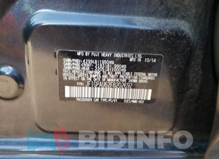 JF1GPAU62F8202692 Photo# 13
