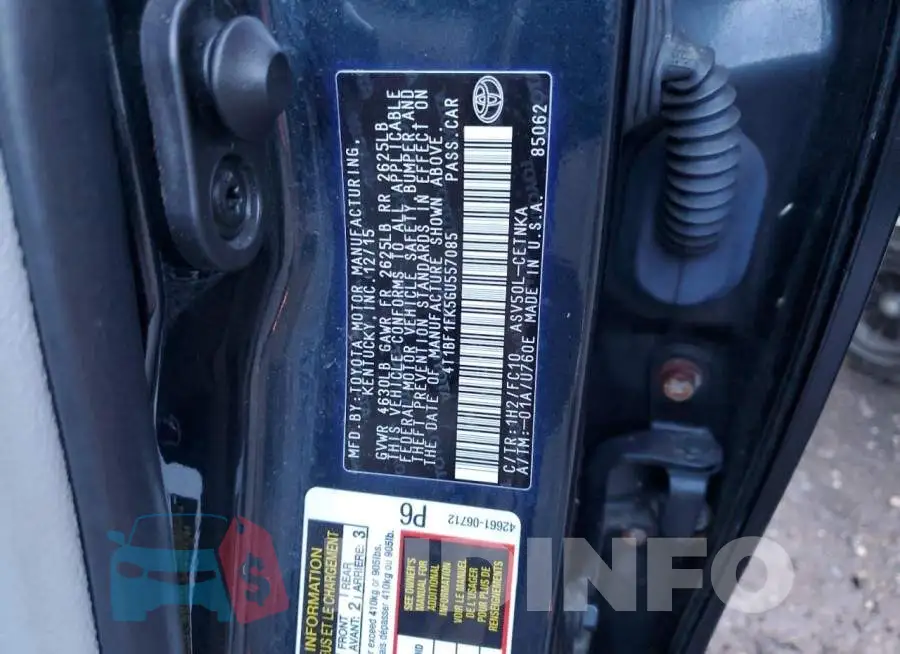 4T1BF1FK5GU557085 Photo# 12