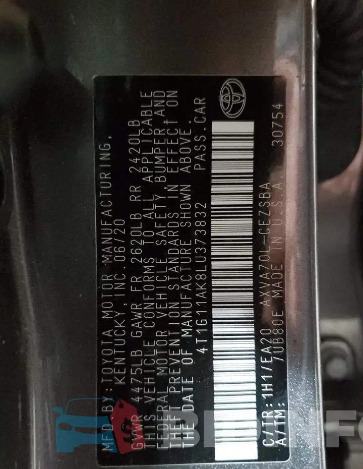 4T1G11AK8LU373832 Photo# 13
