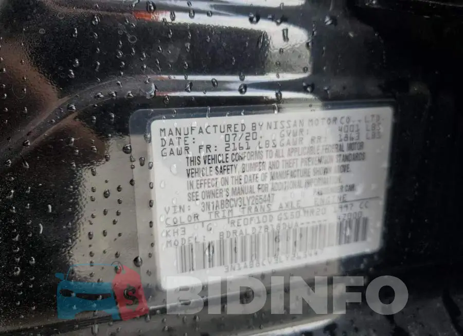 3N1AB8CV3LY265447 Photo# 12