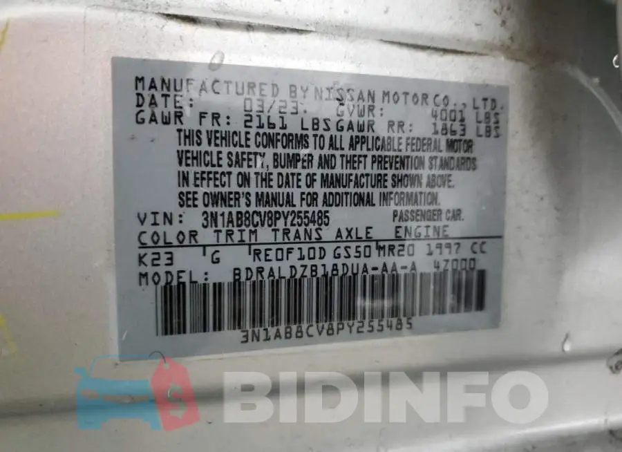3N1AB8CV8PY255485 Photo# 12