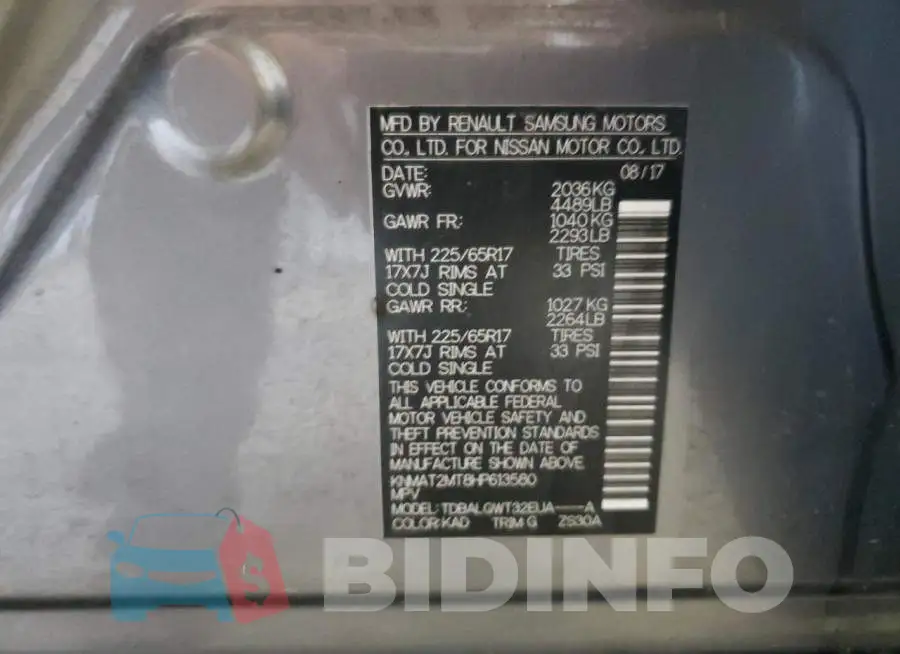 KNMAT2MT8HP613580 Photo# 12
