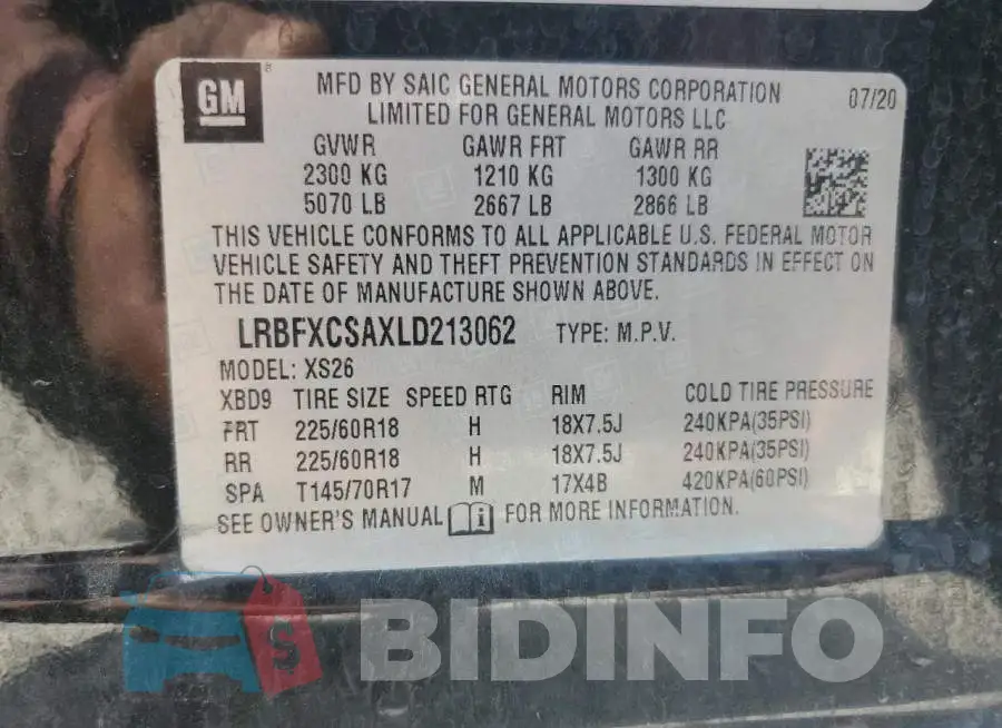 LRBFXCSAXLD213062 Photo# 13