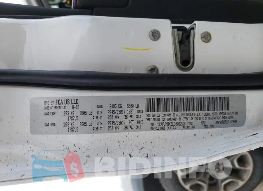 1C4PJMBX2LD501272 Photo# 12