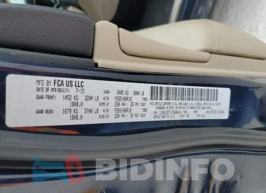 1C4RJFBT1FC948414 Photo# 14