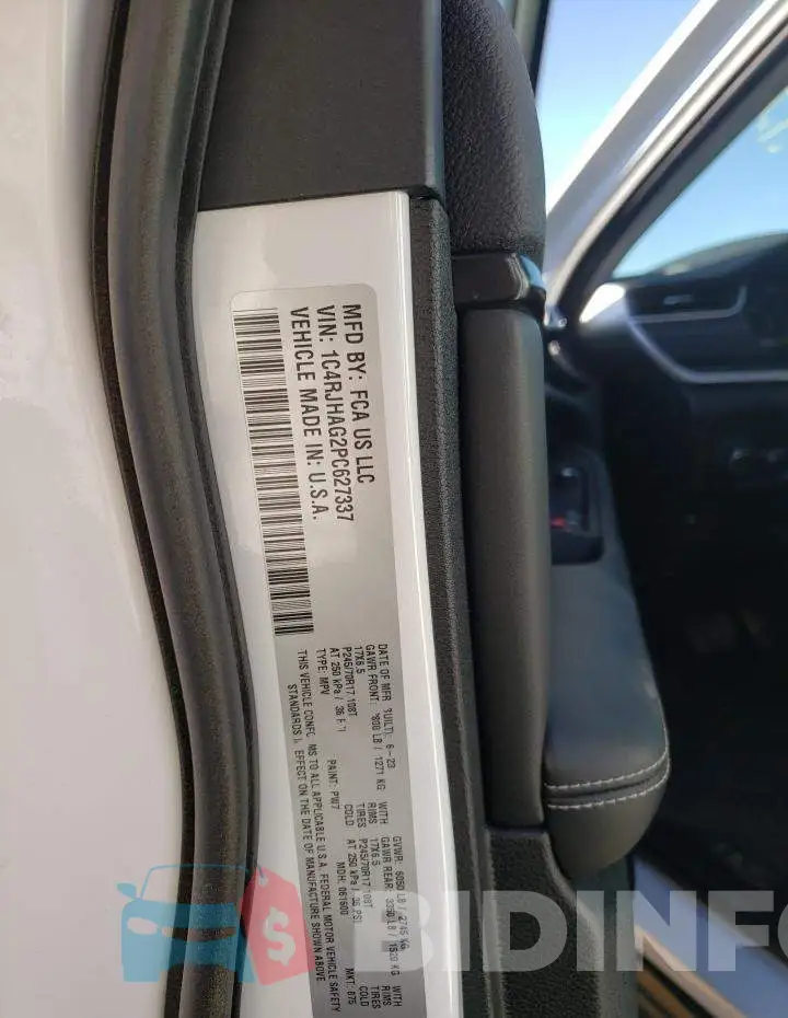 1C4RJHAG2PC627337 Photo# 13