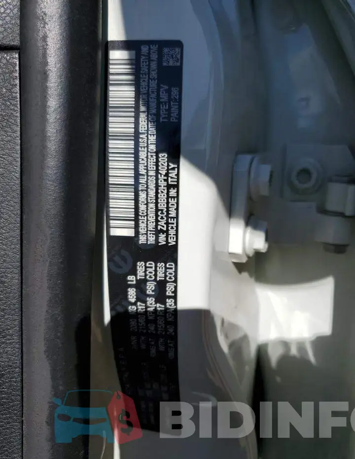 ZACCJBBB2HPF40203 Photo# 12