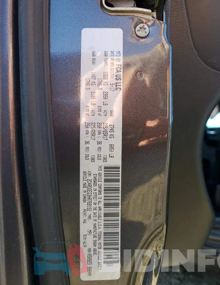 2C4RDGEG3HR769152 Photo# 13