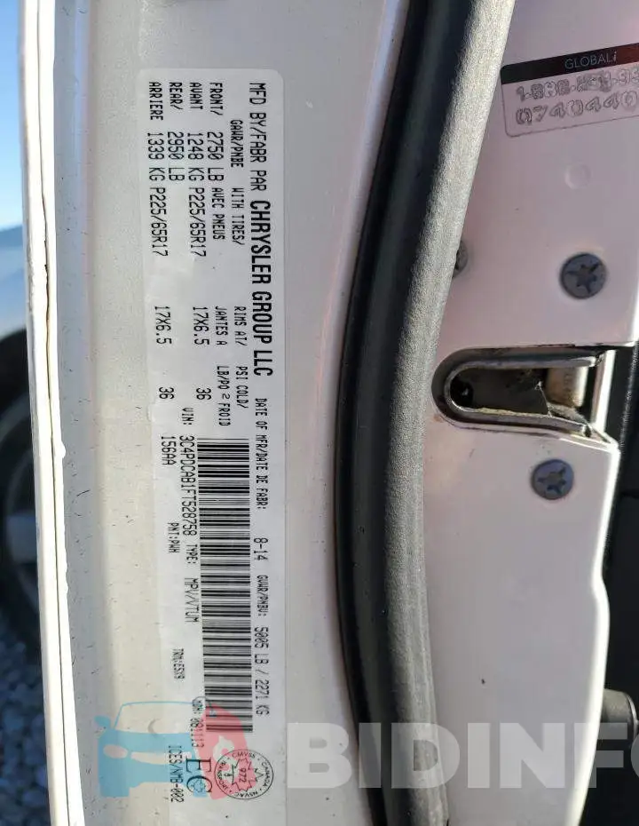 3C4PDCAB1FT528758 Photo# 13