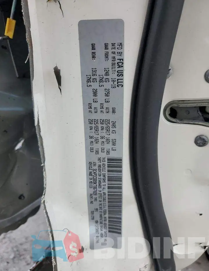 3C4PDCBB9KT867020 Photo# 12