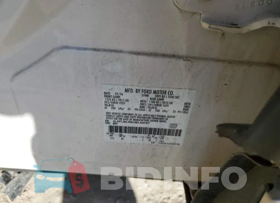 2LMTJ6LR6GBL54797 Photo# 12