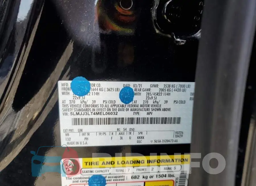 5LMJJ3LT4MEL06032 Photo# 12