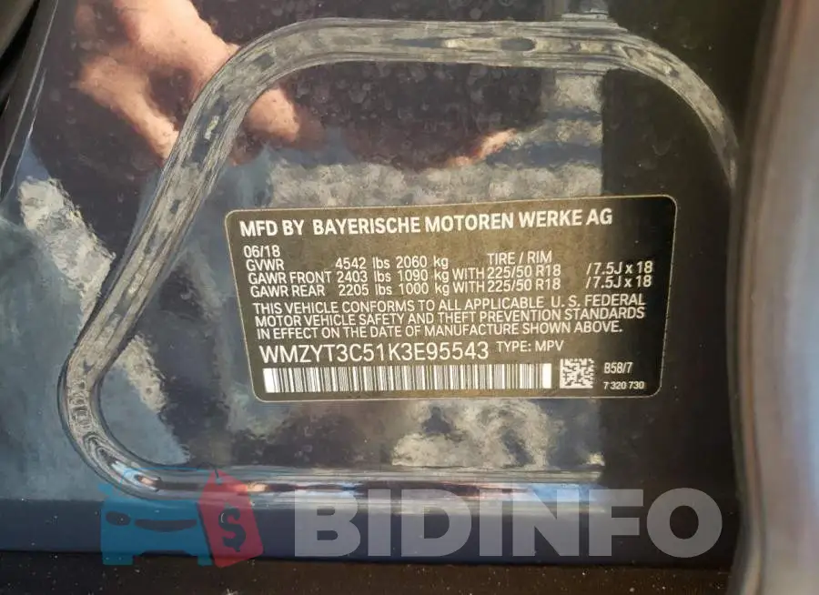 WMZYT3C51K3E95543 Photo# 12