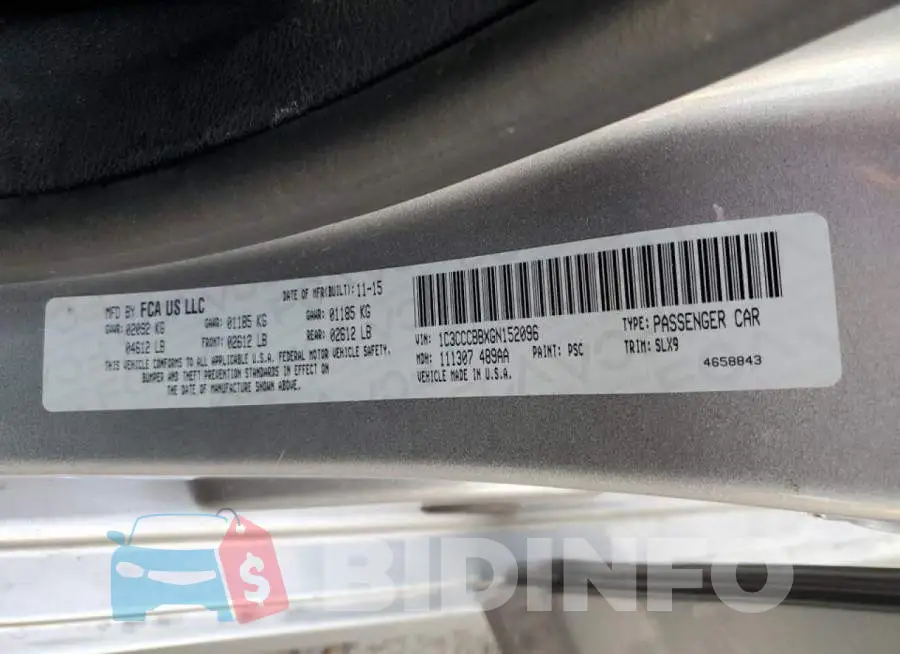 1C3CCCBBXGN152096 Photo# 12