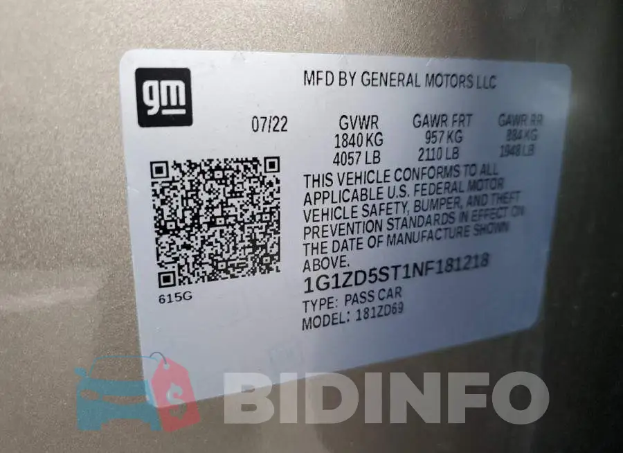 1G1ZD5ST1NF181218 Photo# 12